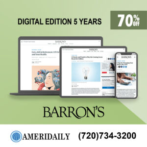 Barron's News Digital Subscription 5-Year for Just $89