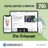 One-Year Access to The Telegraph: Stay Informed and Engaged