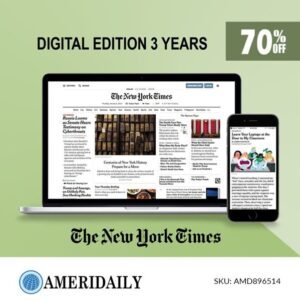 New York Times Digital Subscription 3 Years