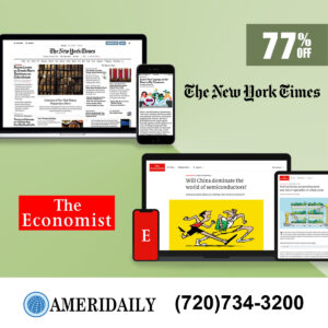 NYT Subscription and The Economist Digital Package for $129