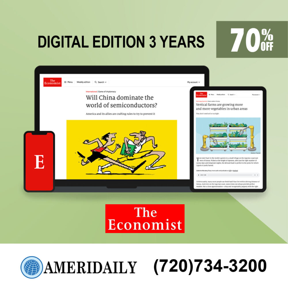 The Economist Subscription for 3 Years with a 70% Discount