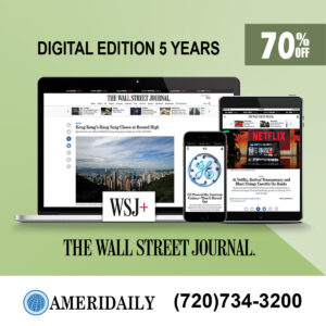 The Wall Street Journal Newspaper Digital Package for Just $89